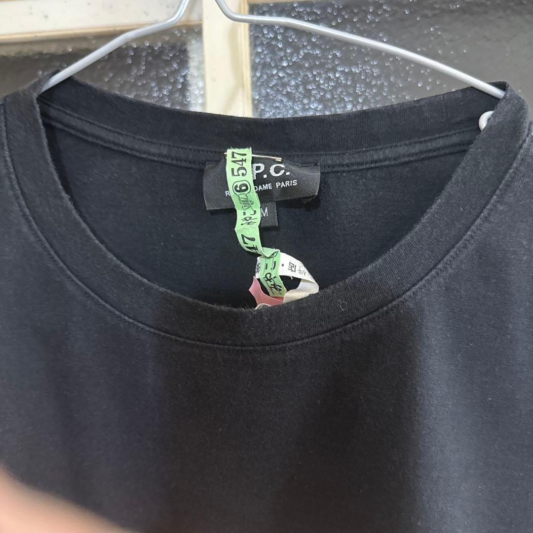 よ*様 A.P.C. ブラック Tシャツ M