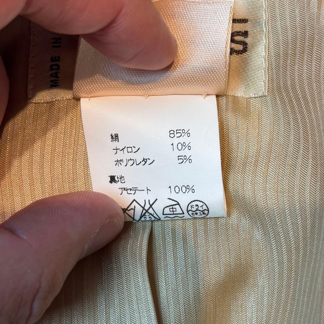 エルメス　HERMES 未使用品　シルク　テーラードジャケット　ジャケット