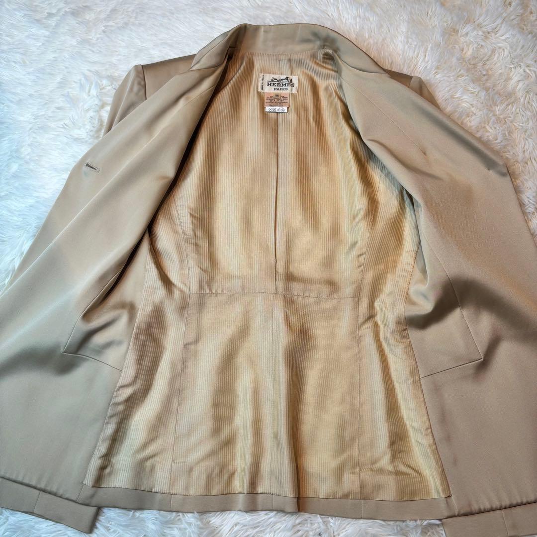 エルメス　HERMES 未使用品　シルク　テーラードジャケット　ジャケット