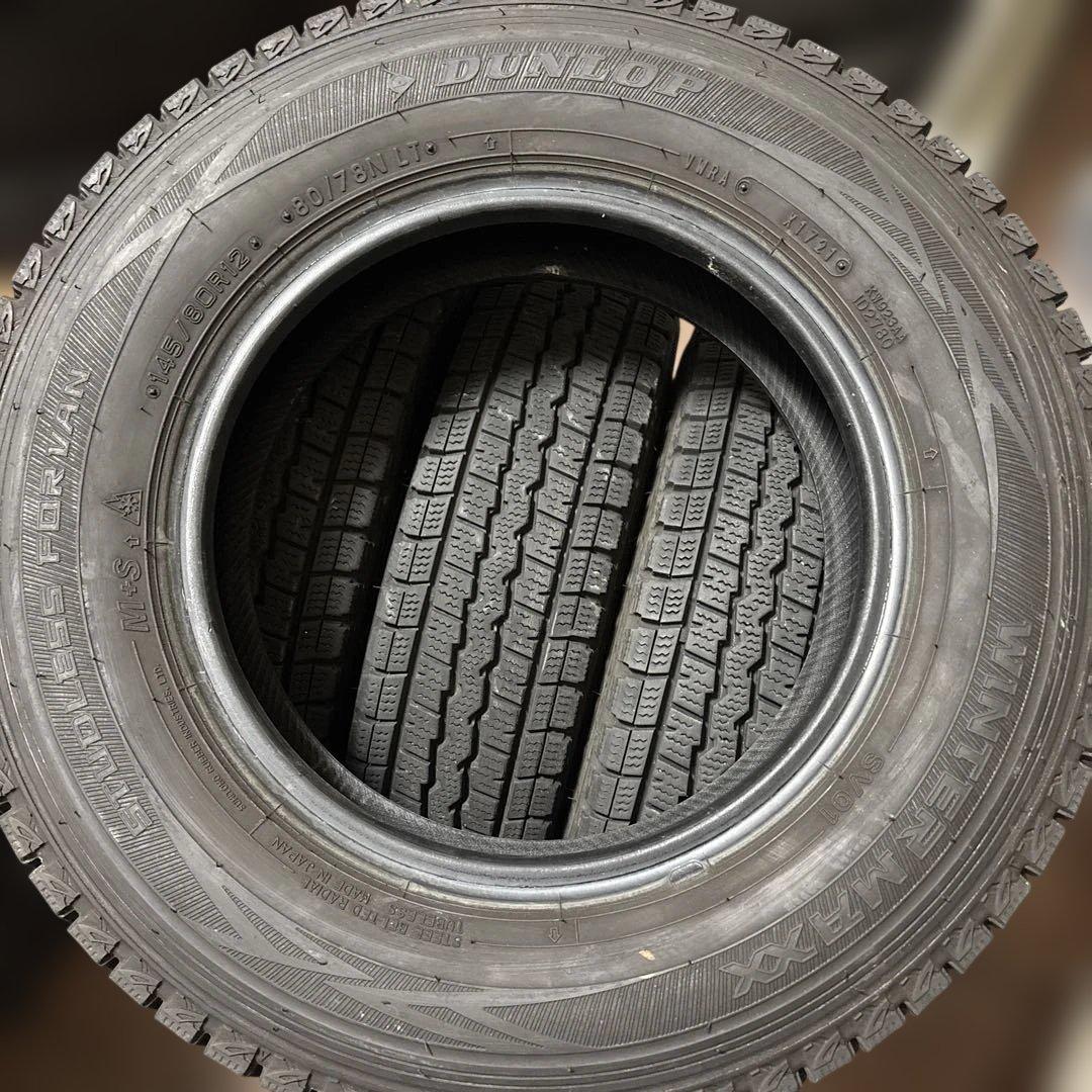 145/80R12(80/78N)ダンロップ製WINTERMAXX SV01