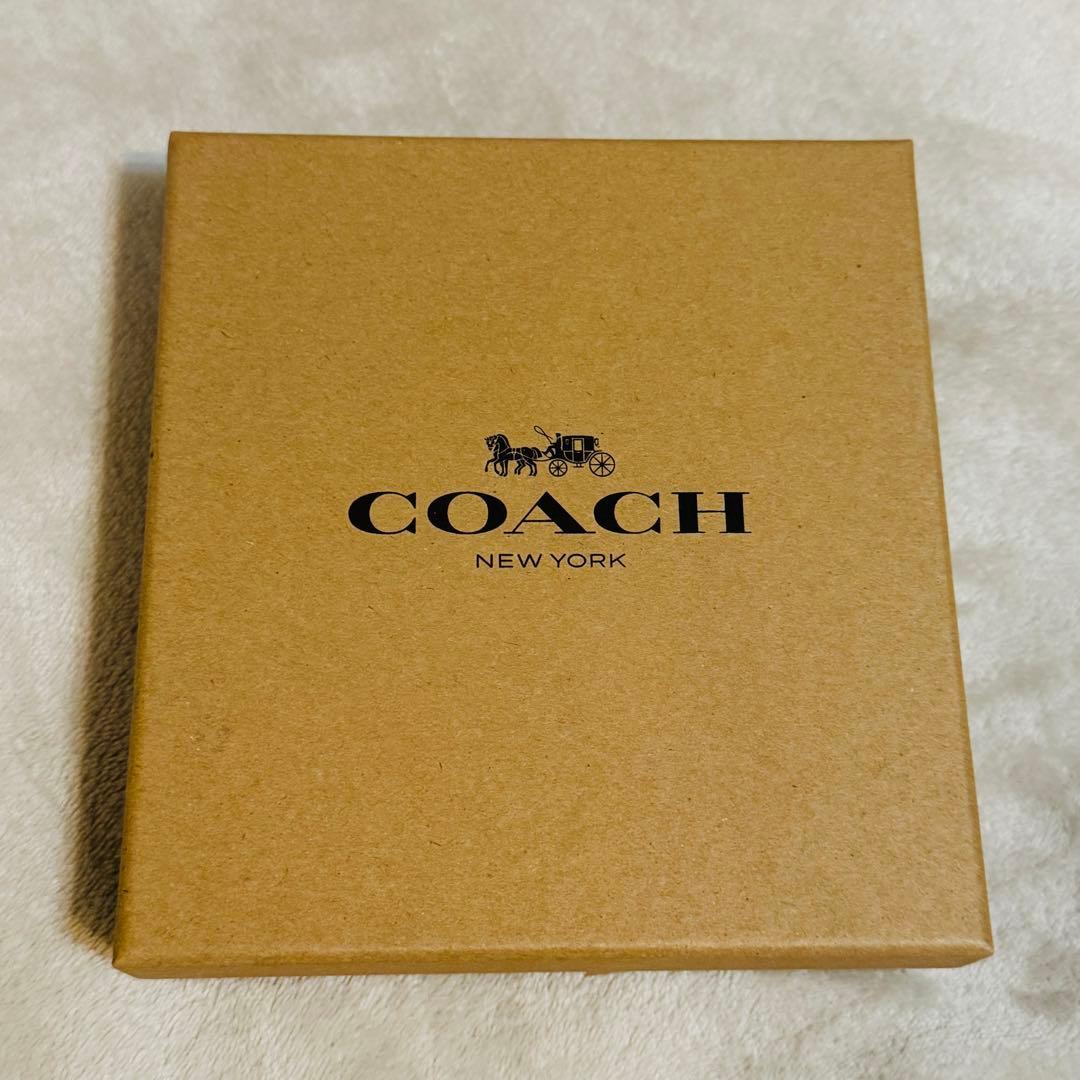 COACH小型犬首輪リードセットS箱付シグネチャー柄型番F26175/76美品