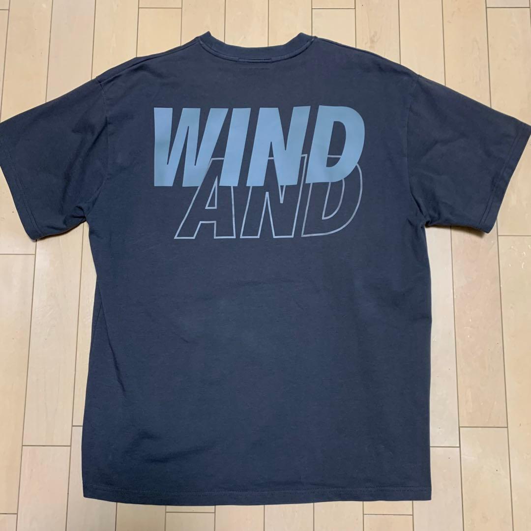 WIND AND SEA ロゴT Black ブラック 黒 Tシャツ ロゴ XL