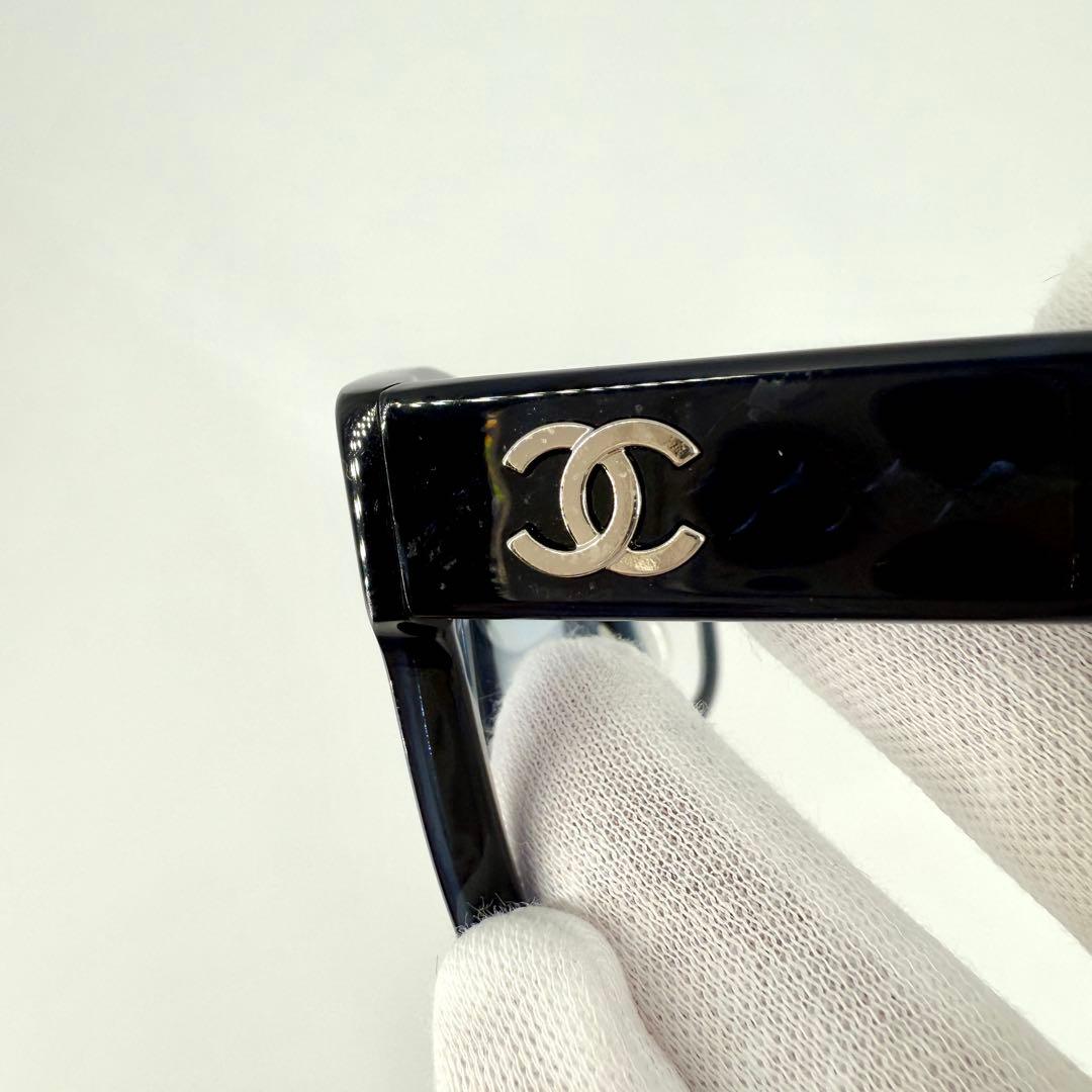 CHANEL サングラス 5380-A ブラック ココマーク シルバー グラデ