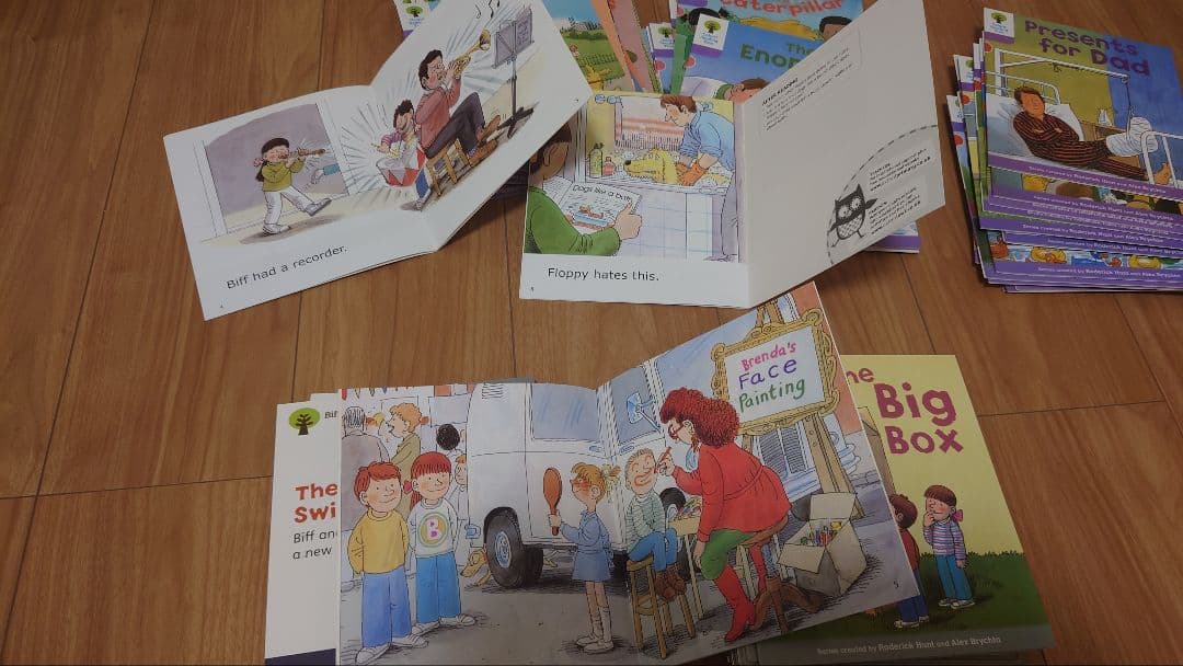 ORT1-1+OxfordReadingTiee84冊+ワークブック2冊幼児絵本