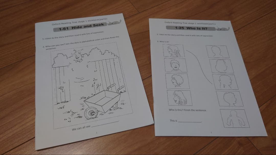 ORT1-1+OxfordReadingTiee84冊+ワークブック2冊幼児絵本