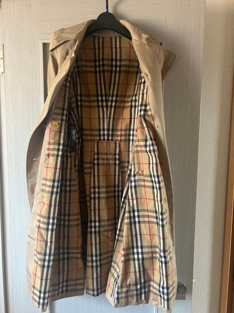 BURBERRY ベージュ トレンチコート チェック裏地
