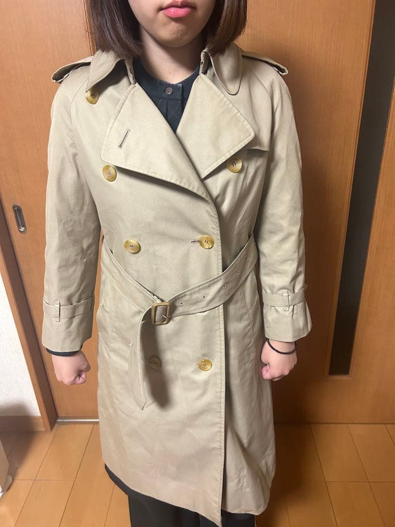 BURBERRY ベージュ トレンチコート チェック裏地