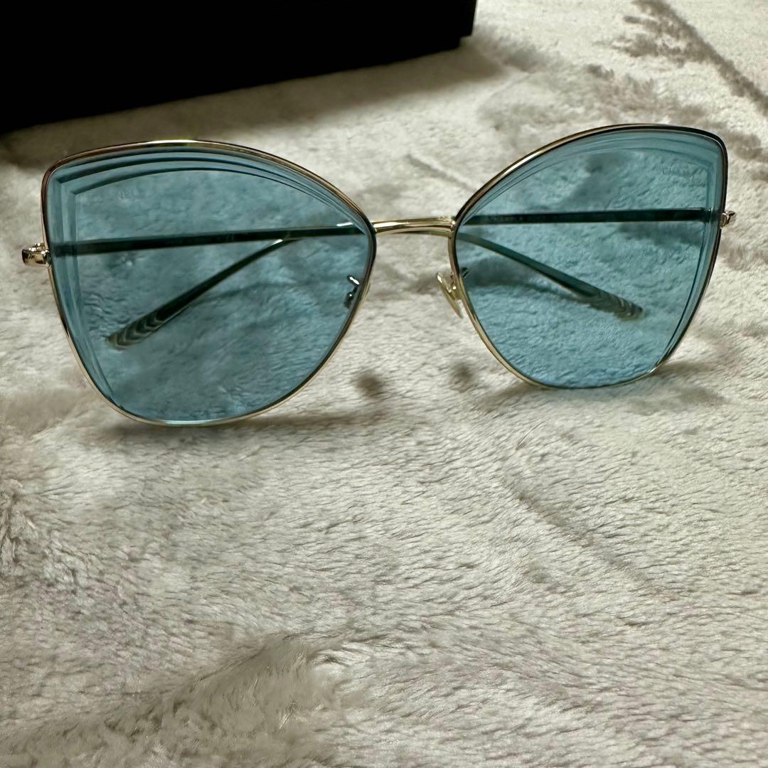 CHANEL キャットアイ サングラス ブルー ch4253 C39580