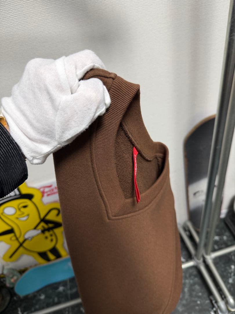 ループウィラー×ビームスプラス　スウェットベスト　XLサイズ　日本製　Vネック