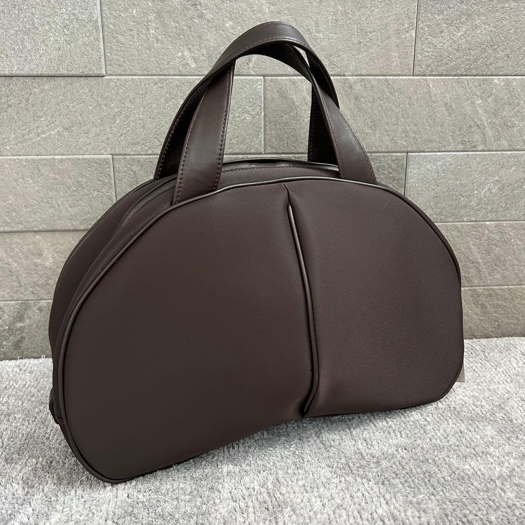 【にょる様】ISSEY MIYAKE　レザー　ナイロン　ハンドバッグ　男女兼用
