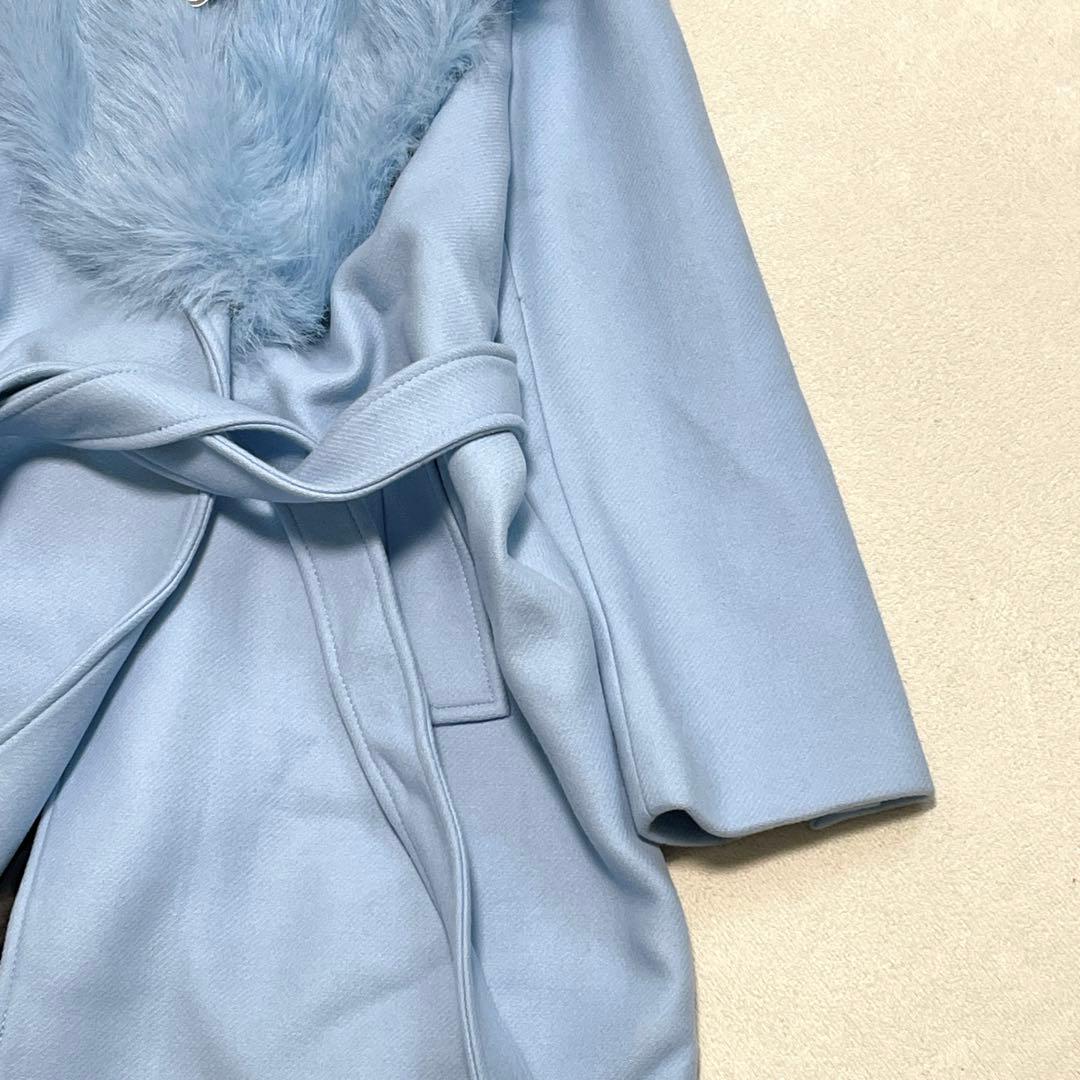 未使用✨ ZARA マンテコ ロングプレミアムウールブレンドコート XXL
