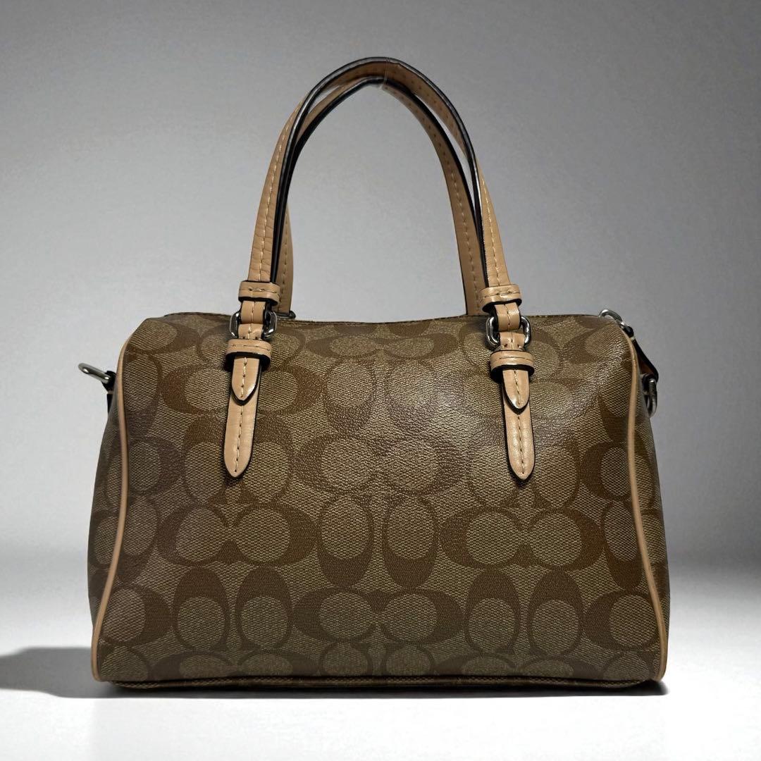 バッグ archive coach 2way small boston bag pvc