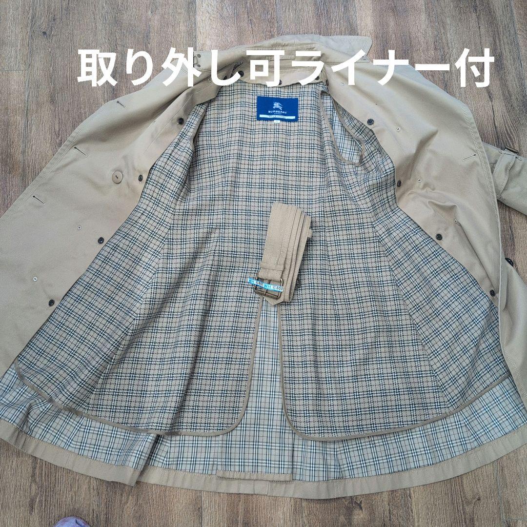 バーバリーブルーレーベル　トレンチコート サイズ36（ライナー取り外し可）