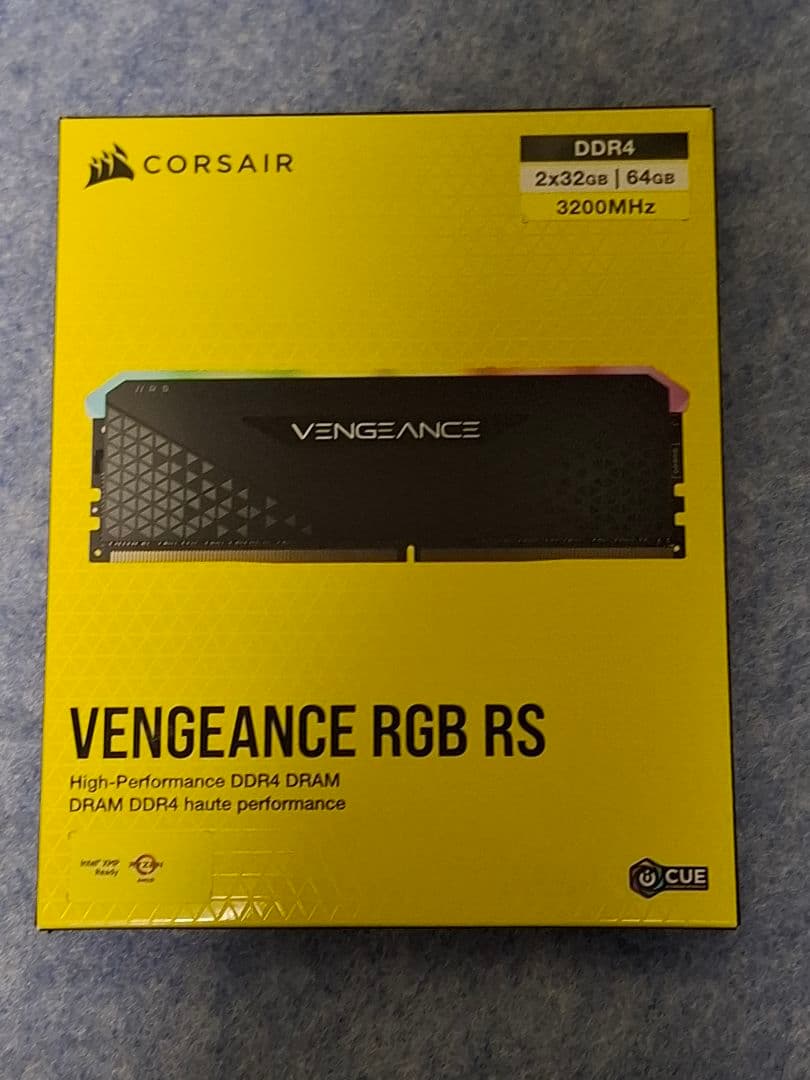 Corsair DDR4メモリー 64GB(32GB×2枚)