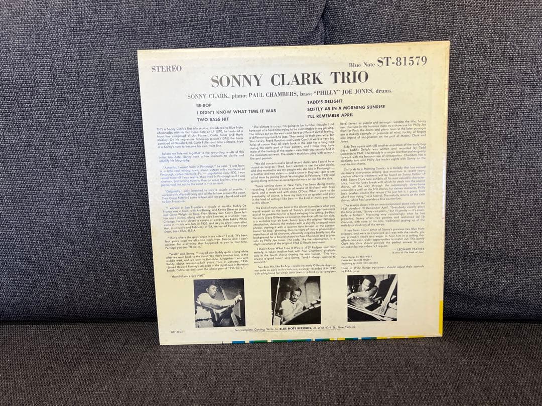 1977 ソニー・クラーク・トリオ GXF 3005 Blue Note LP