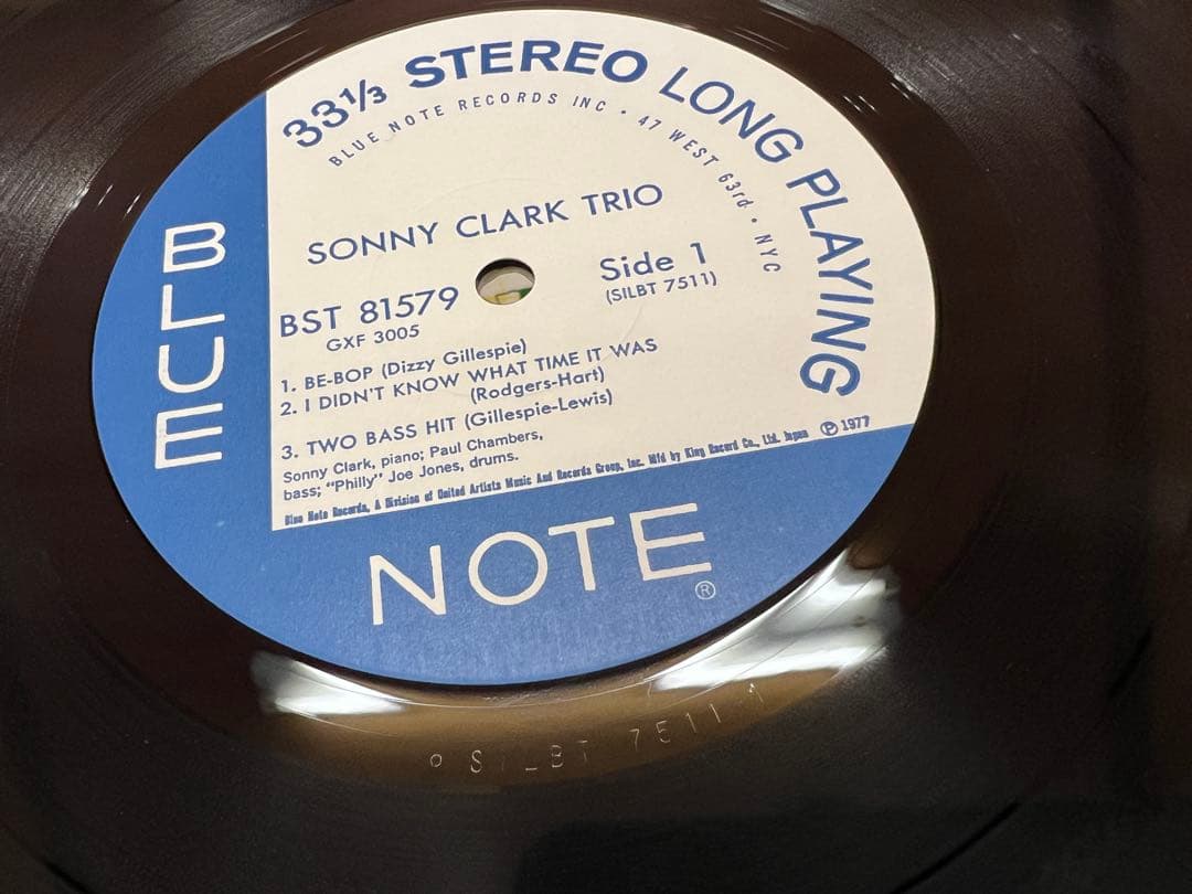 1977 ソニー・クラーク・トリオ GXF 3005 Blue Note LP
