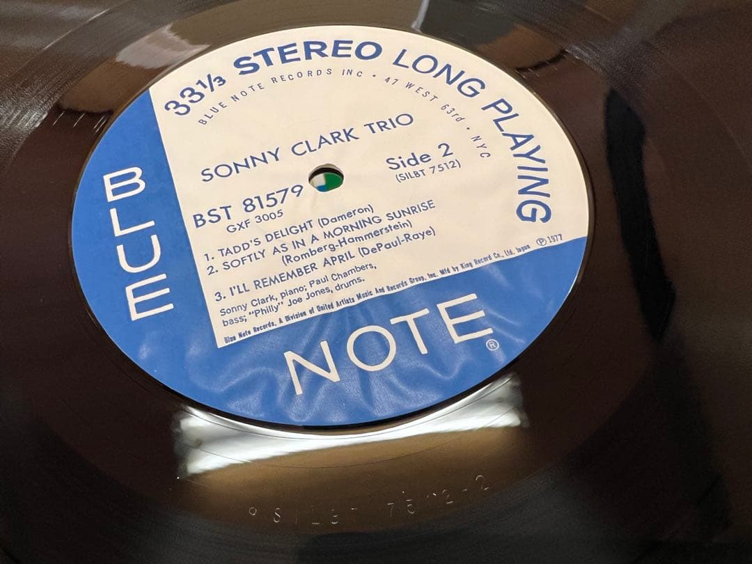 1977 ソニー・クラーク・トリオ GXF 3005 Blue Note LP
