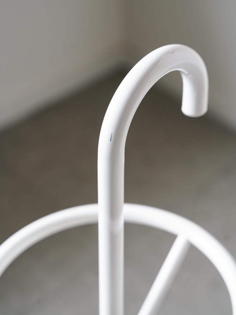 廃盤 OLD IKEA \"NARLIG\" 陶器 傘立て ポール ポストモダン 白