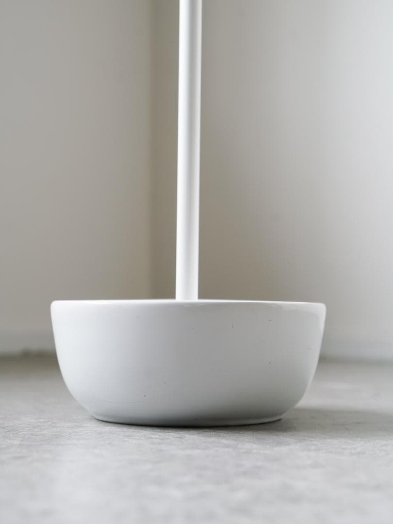 廃盤 OLD IKEA \"NARLIG\" 陶器 傘立て ポール ポストモダン 白