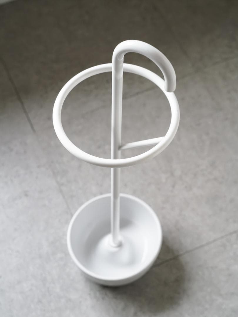 廃盤 OLD IKEA \"NARLIG\" 陶器 傘立て ポール ポストモダン 白