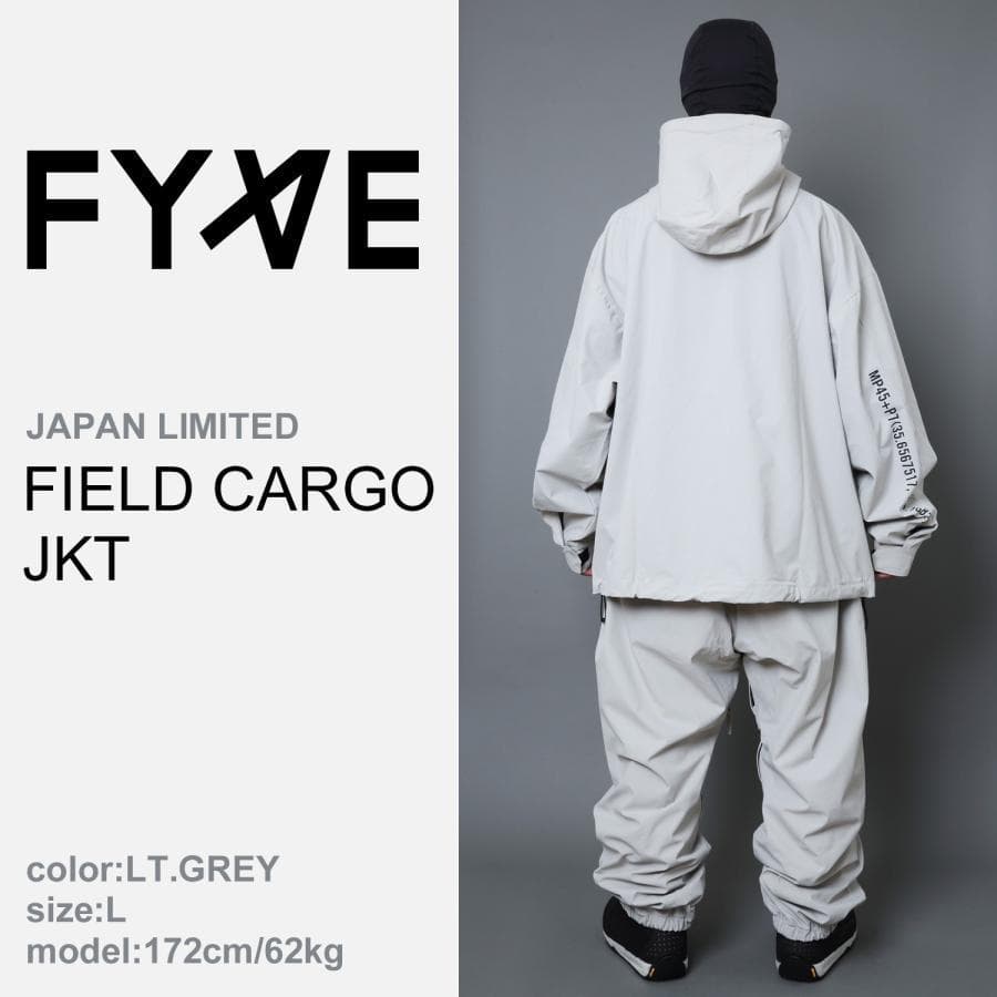FYVE 日本限定 スノーボードウェア 新品 カーゴジャケット グレー M