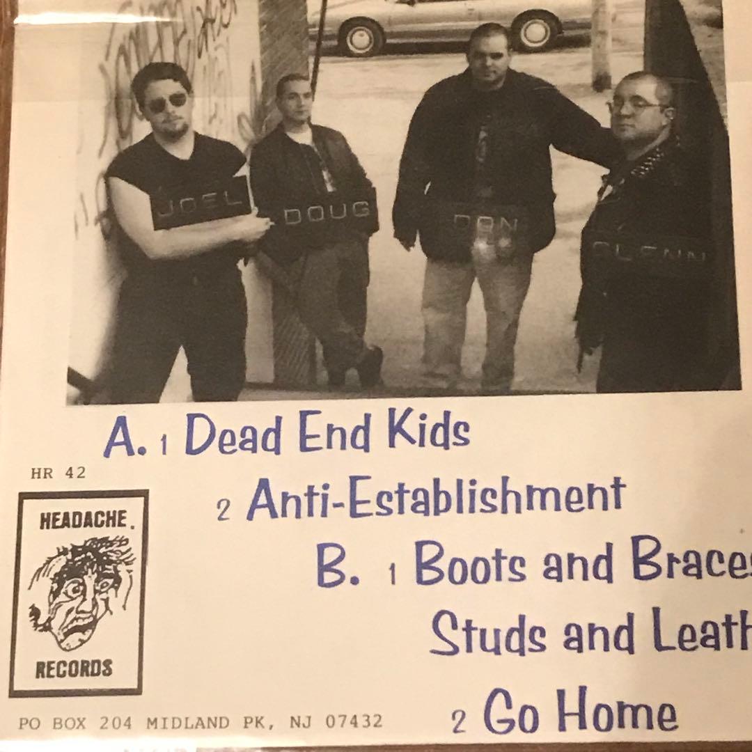 Squiggy ANTI ESTABLISHMENT パンク レコード ※未使用