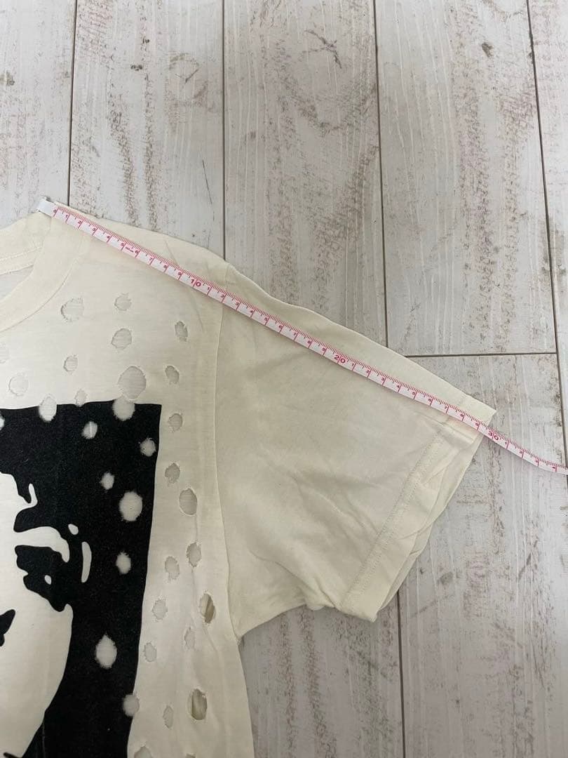 HYSTERIC GLAMOUR ダメージ ガールプリント Tシャツ FREE