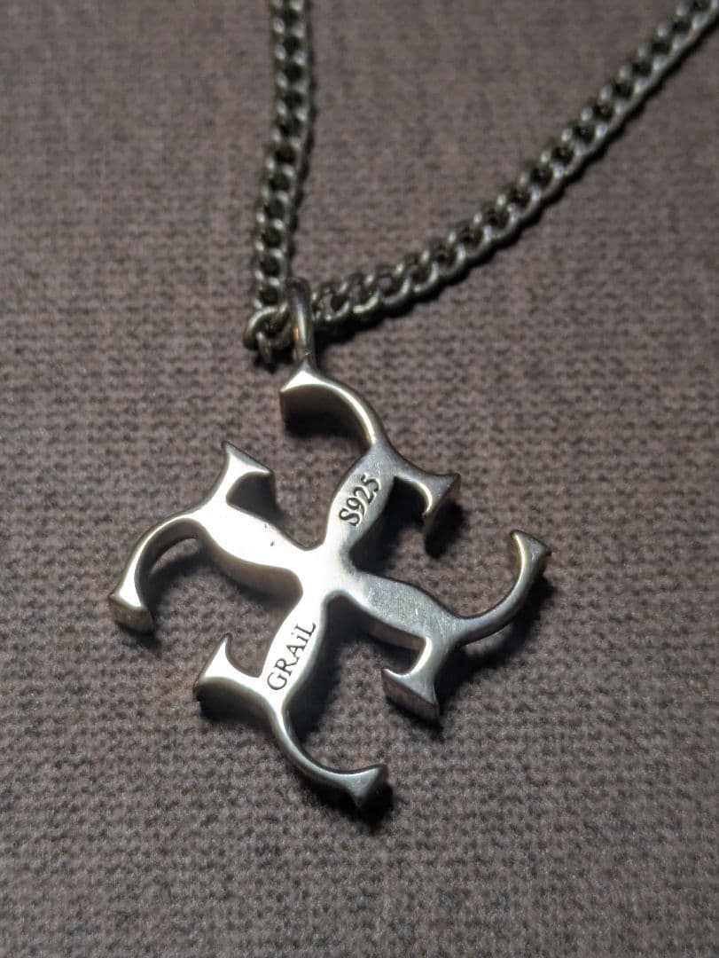 GRAiL Cross logo necklace グレイル ロゴ ネックレス