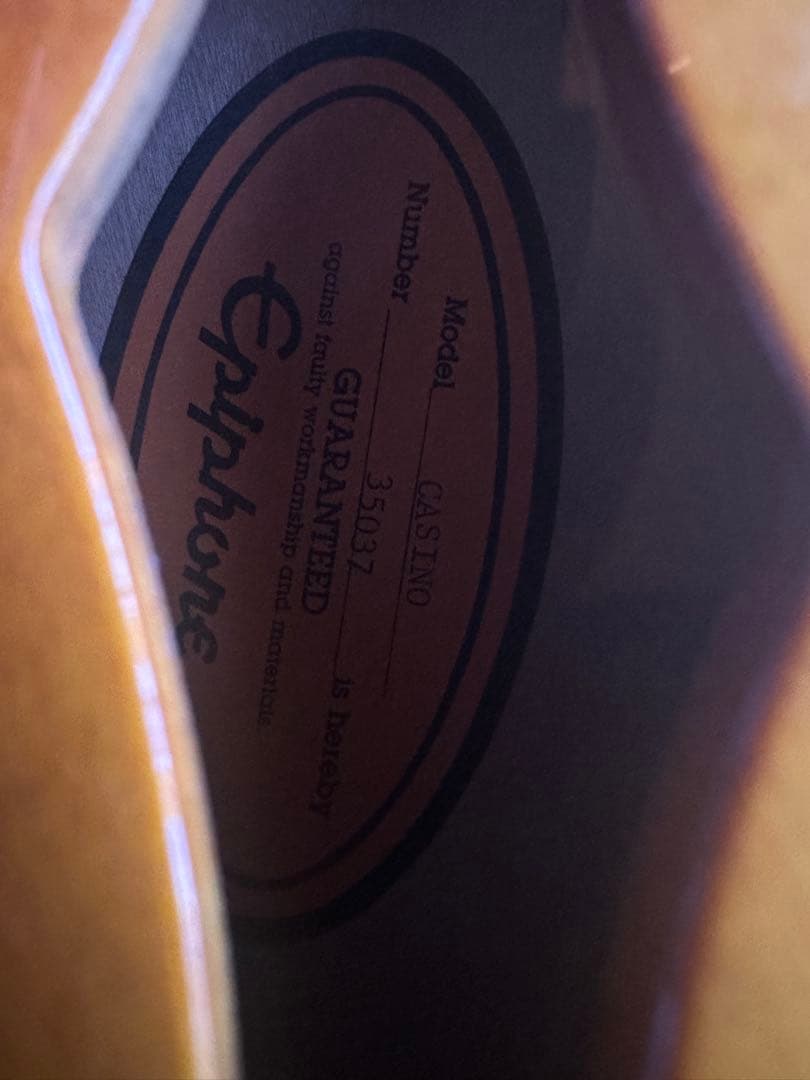 epiphone casino 1993年製　寺田楽器