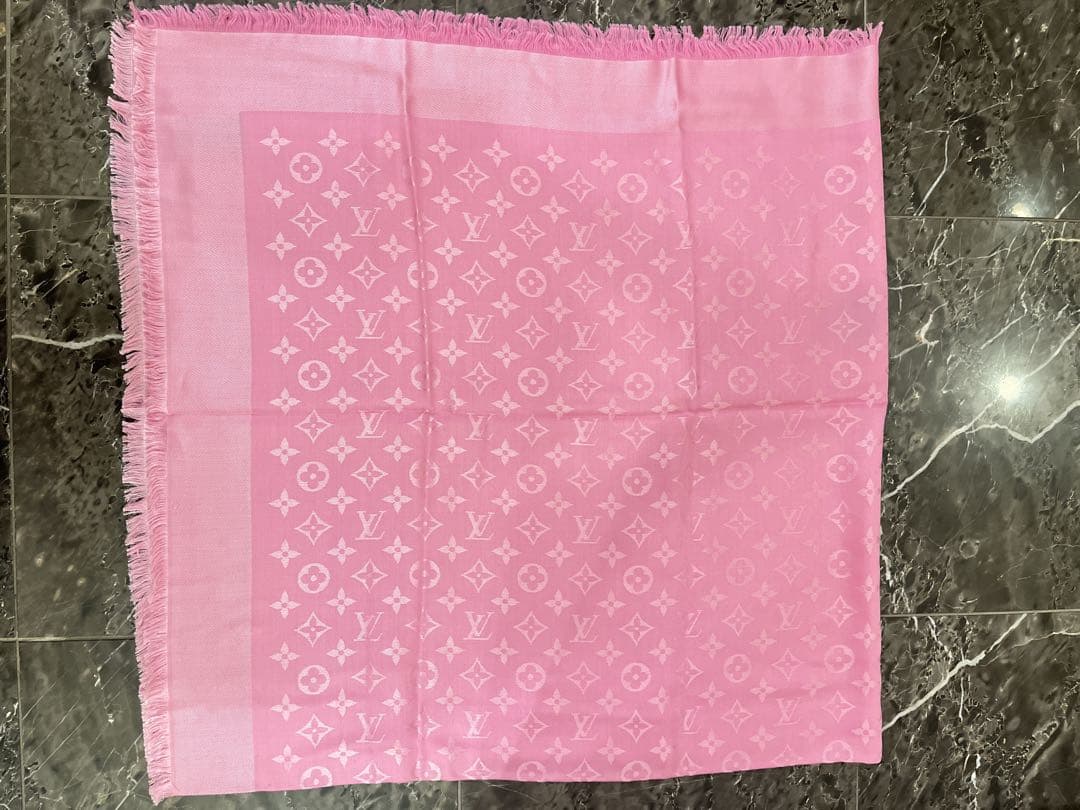 LOUIS VUITTON♡ピンク モノグラム ストール ショール