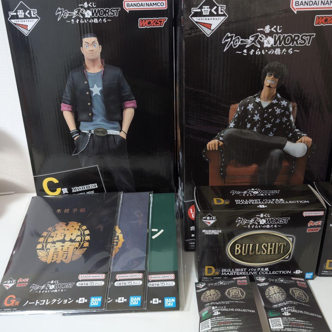 リ*タ様 一番くじ　クローズ　ワースト フィギュアセット