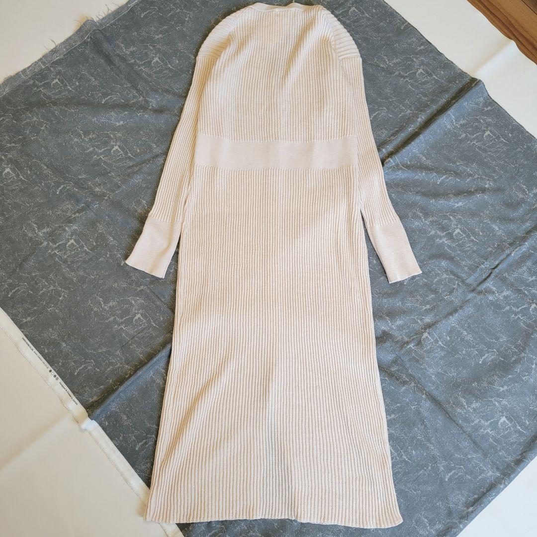 【新品】IENA ▲定価2万▲ コットンリネンロングカーディガン ベージュ