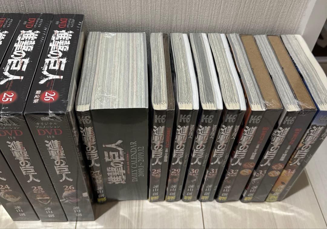 【特典未開封】進撃の巨人　全巻　0巻+1〜34巻　限定版　特装版　コンプリート