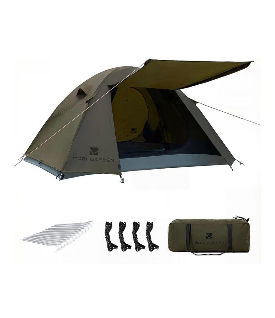 MOBI GARDEN テント キャンプテント 収納バッグ グランドシート付