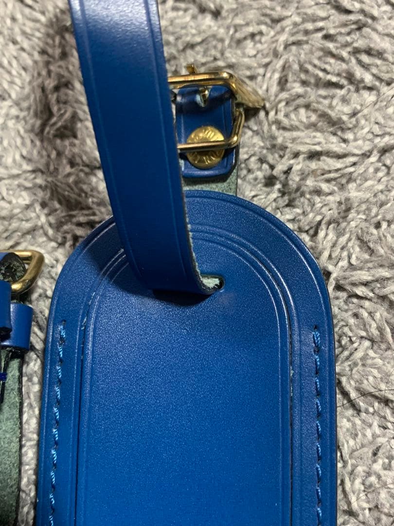 LOUIS VUITTON ネームタグセット 青　希少　美品