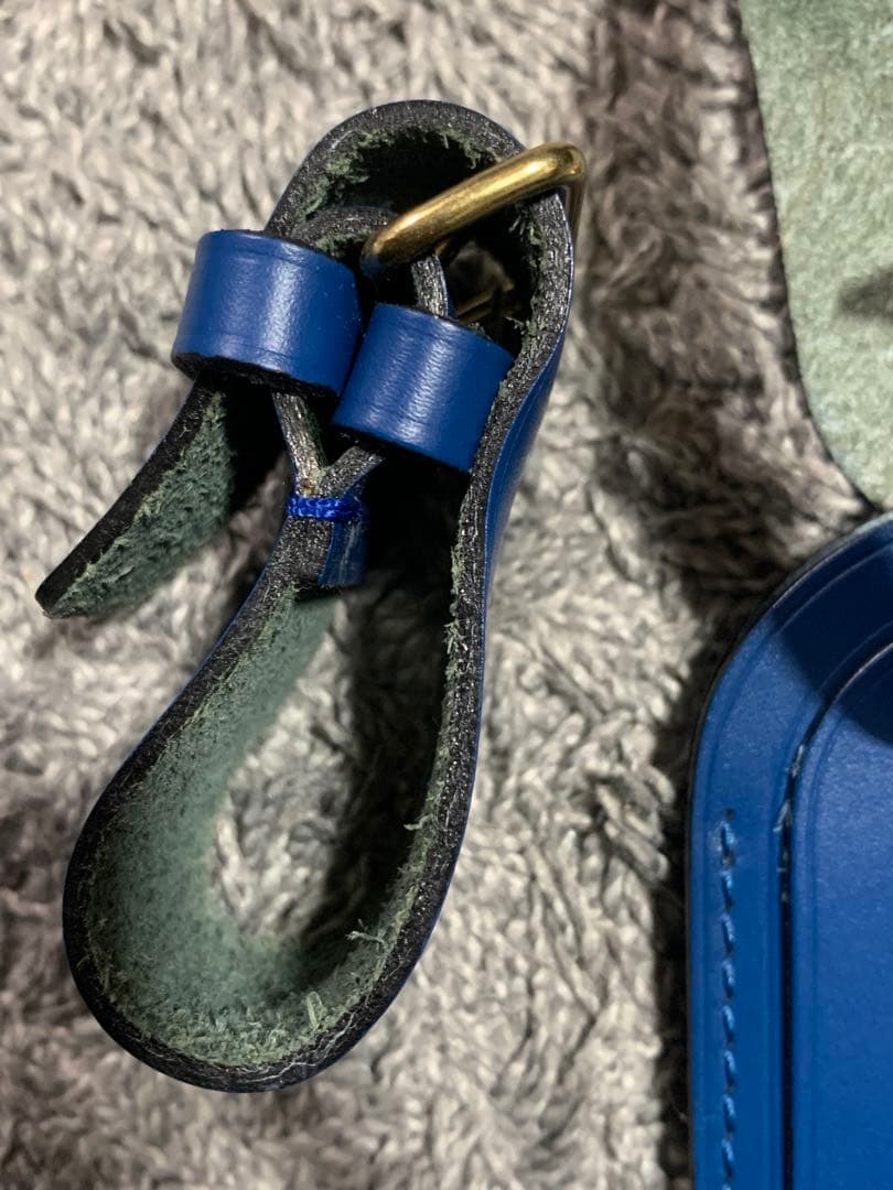 LOUIS VUITTON ネームタグセット 青　希少　美品
