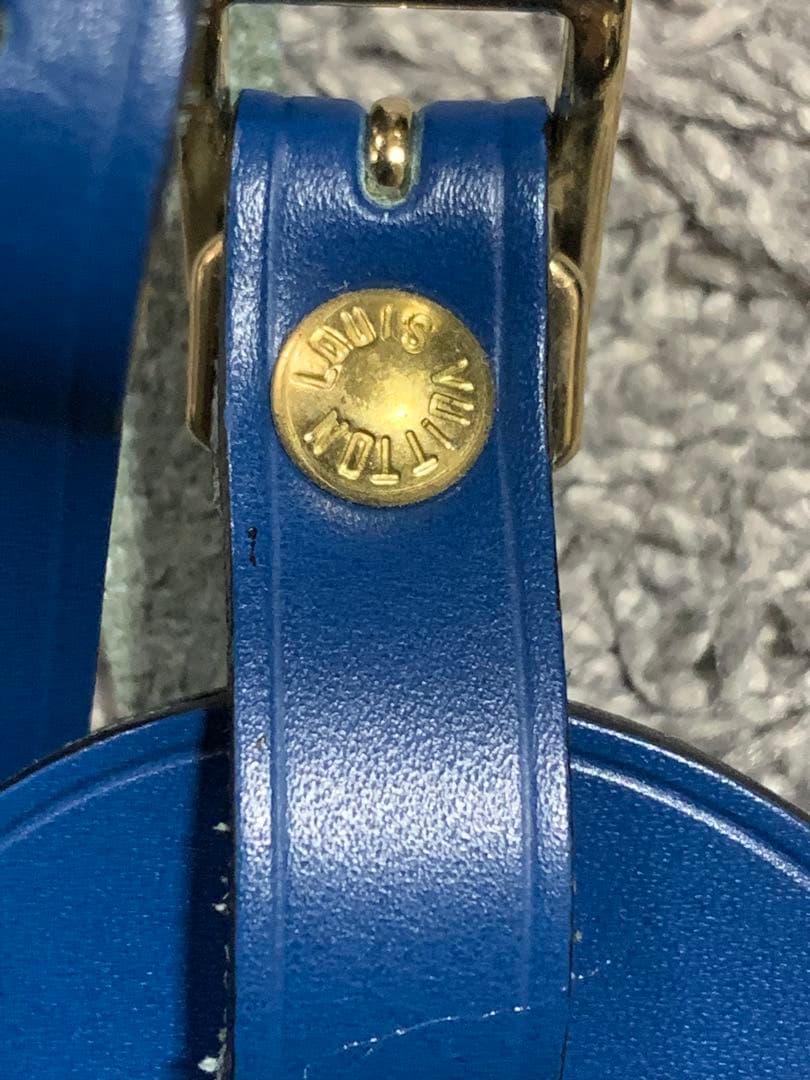 LOUIS VUITTON ネームタグセット 青　希少　美品