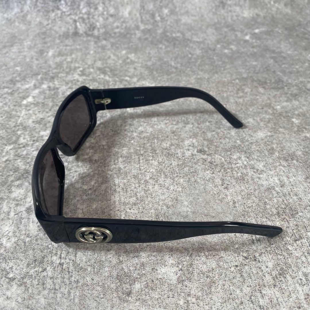 GUCCI グッチ　サングラス　インターロッキング　ブラック スクエア　2996