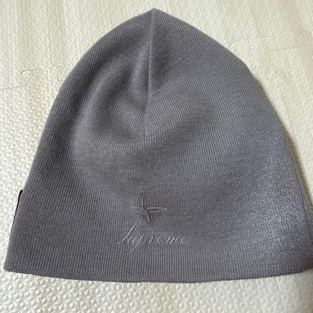 STONE  Supreme ニット帽 グレー 最終値下げ