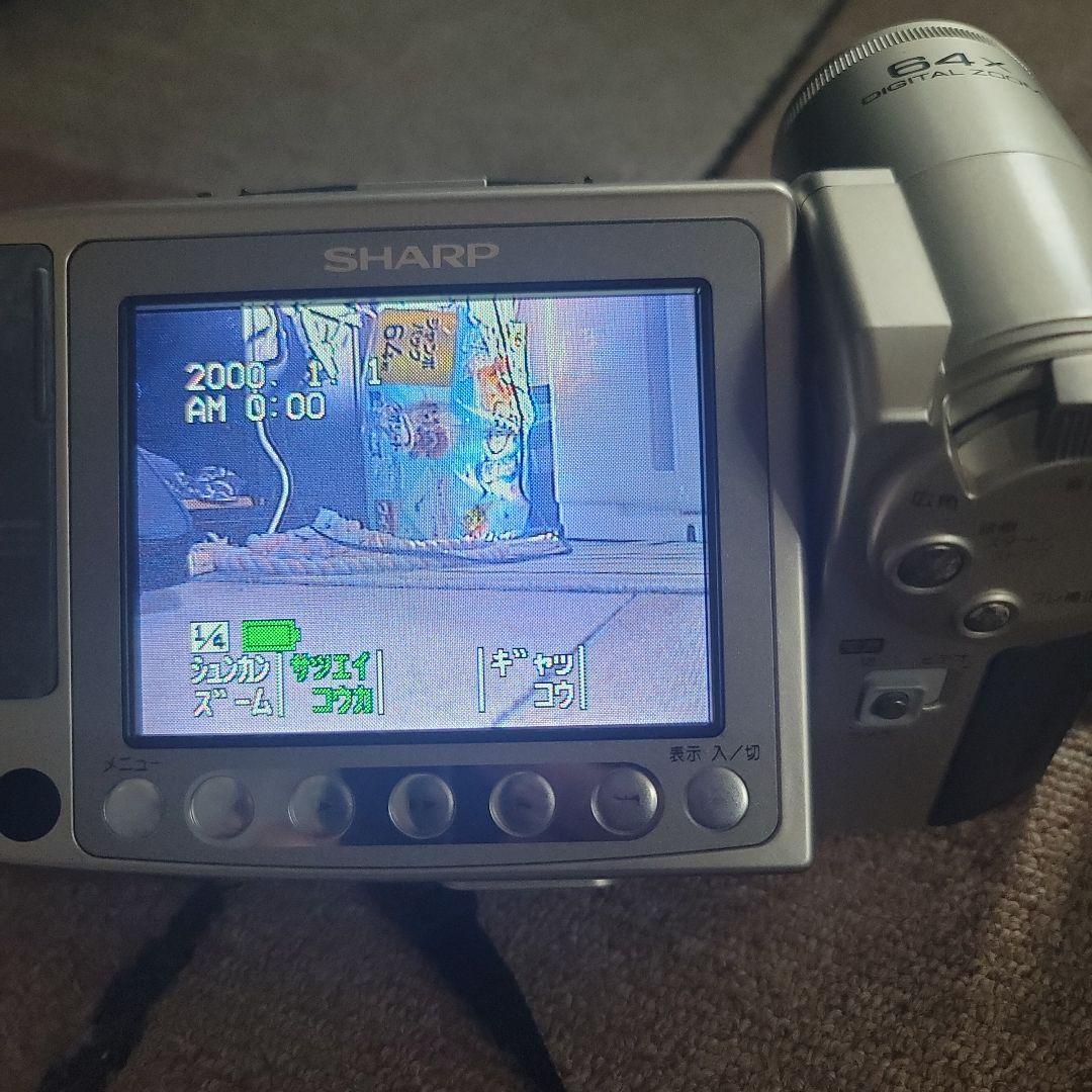 SHARP VL-E480 ビデオカメラ 63倍ズーム