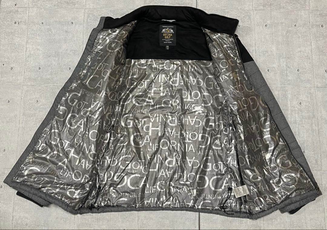 美品 GOTCHA GOLF ゴルフウェア 中綿入り 2WAY ガッチャ ゴルフ