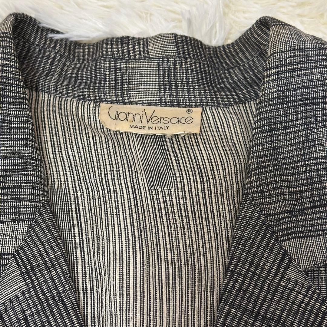 初期タグ 80s Gianni Versace シャツジャケット ヴィンテージ