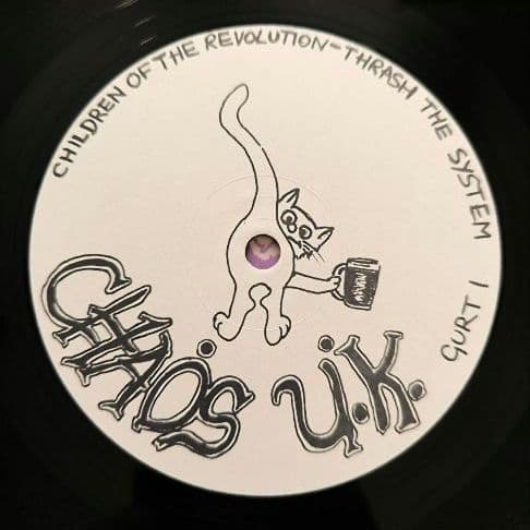 CHAOS U.K.「SHORT SHARP SHOCK」LP + VHS