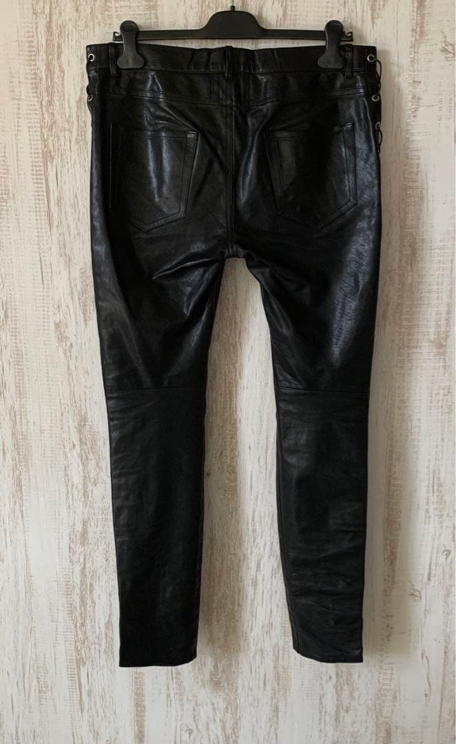 SAINT LAURENT レザー パンツ