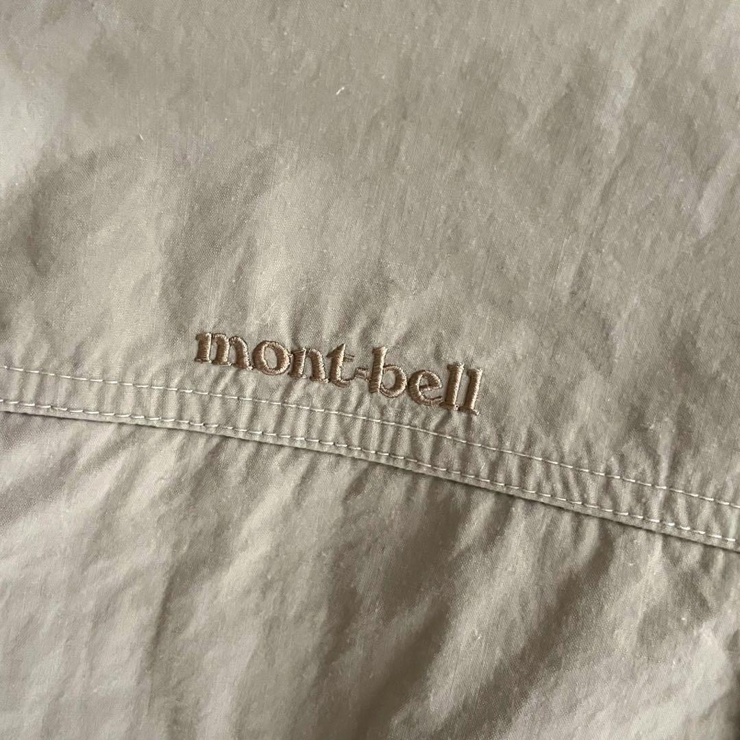 【美品】mont-bell モンベル 90s ナイロンベスト ドローコード付き