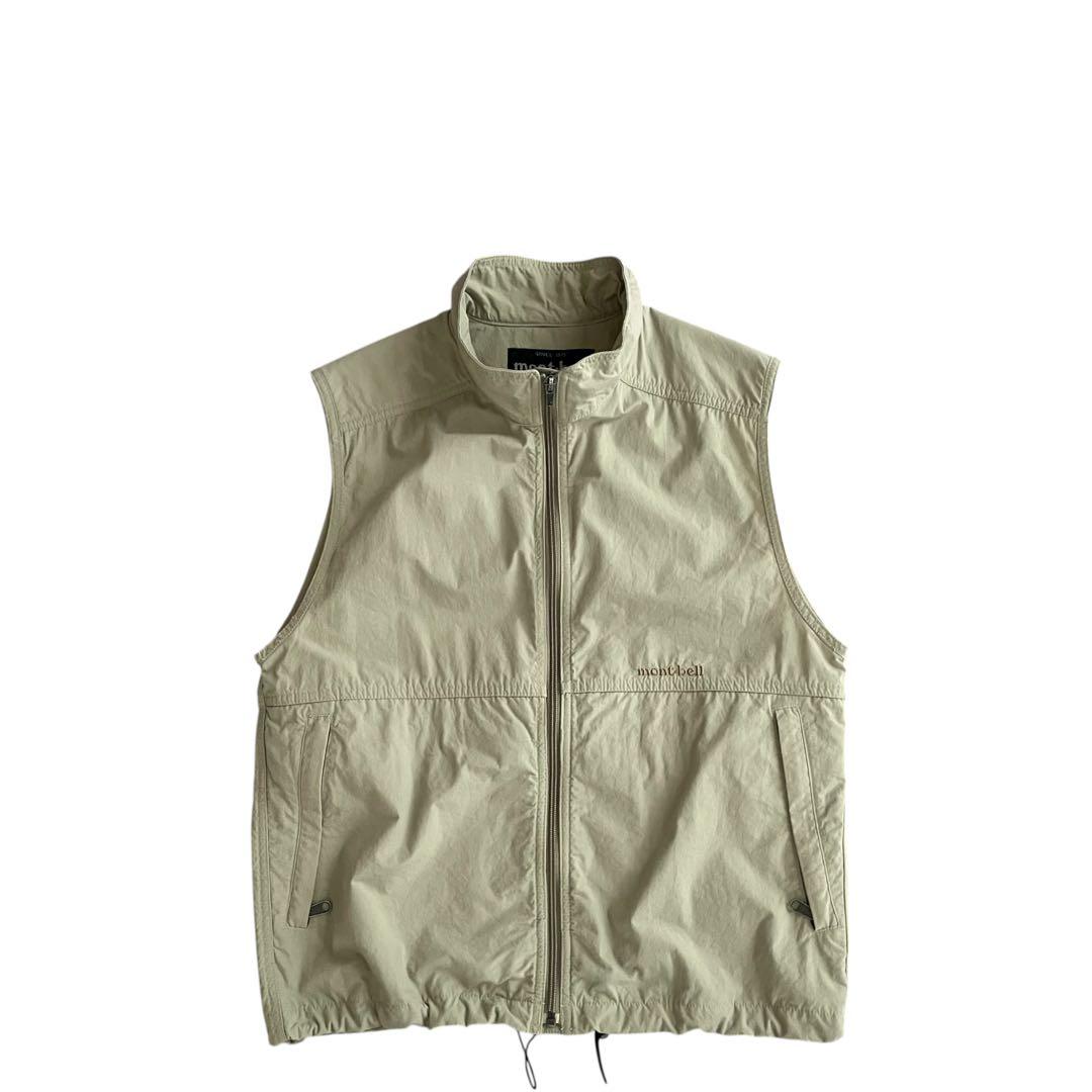 【美品】mont-bell モンベル 90s ナイロンベスト ドローコード付き