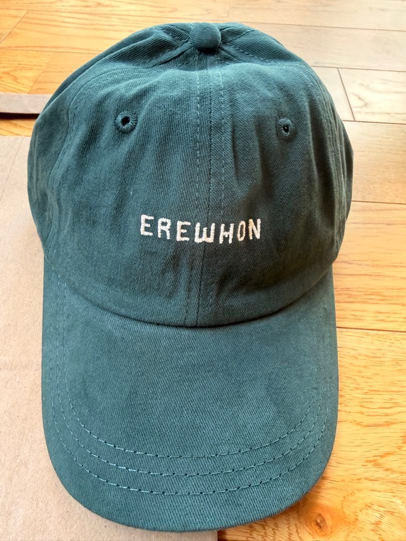 【新品未使用】EREWHON ダークグリーン キャップ