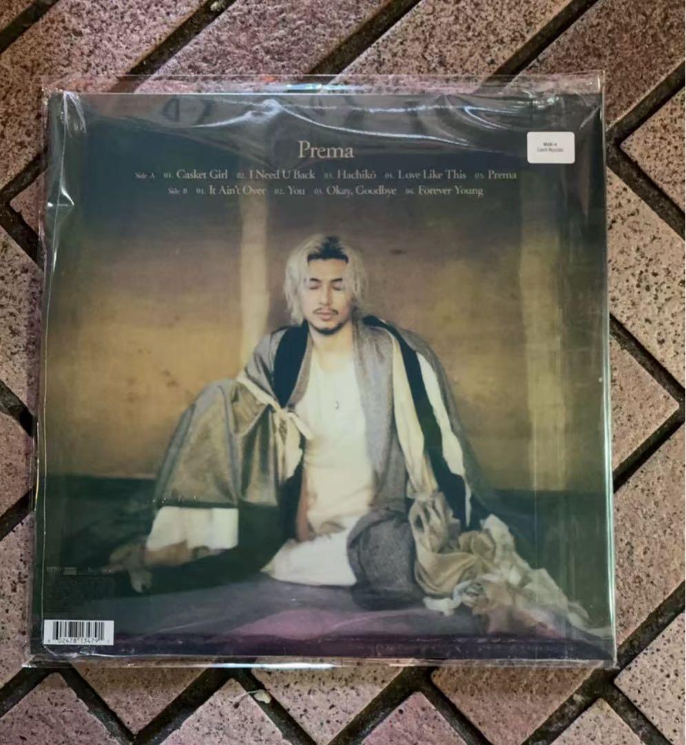 藤井 風 3rd アルバム『Prema』輸入盤　レコード　新品未開封