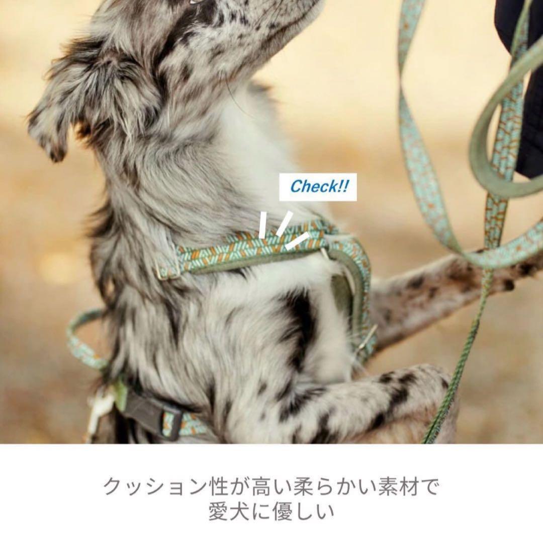 フルッタ Hurtta ラズルダズルＹ型ハーネス （45-55cm）グリーン系