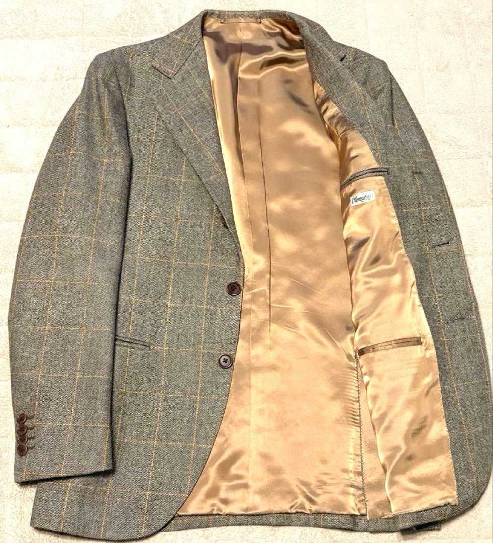 Camoshita UNITED ARROWSウールチェックテーラードジャケット